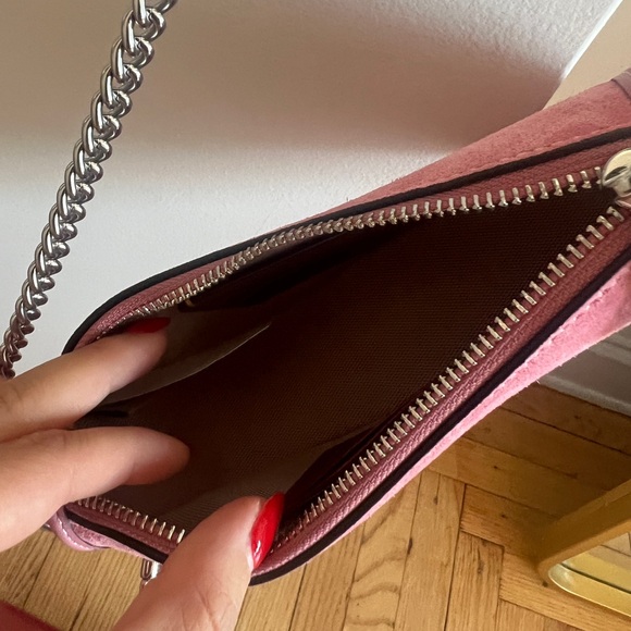 NWT COACH SWINGER 20 IN PINK SUEDE - Picture 4 of 4